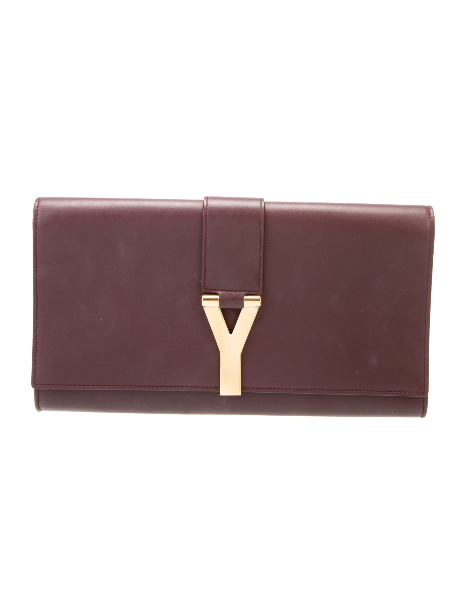 Saint Laurent Leather Clutch